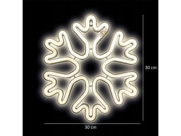 CPA TelForceone Neon LED CHRISTMAS SNOWMAN hvit FLNE20 Forever Light