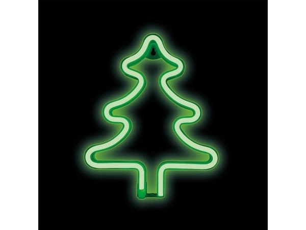 CPA TelForceone Neon LED JULETRE grønn FLNE16 Forever Light