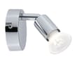 Miniatyrbilde 3 av 5: Paulmann 66749, Overflateegnet, GU10, 1 ampuller, LED, 10 W, Kromfarget