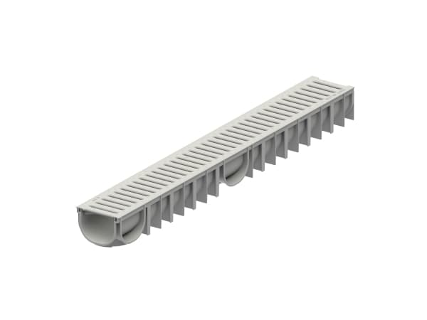 ACO CHANNEL EASYLINE 1M H90 A15 GREY PLASTIC