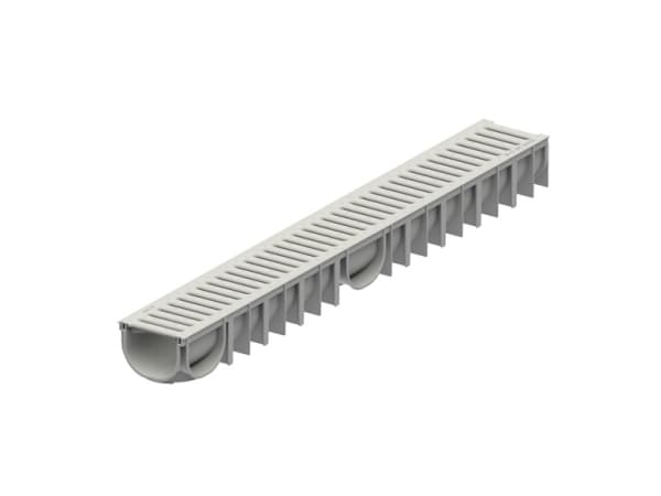 ACO CHANNEL EASYLINE 1M H90 A15 GREY PLASTIC
