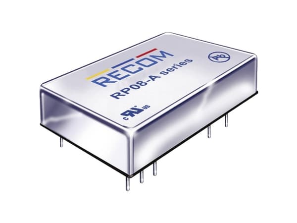 RECOM RP08-2405SAW DC/DC autovaihtosuuntaaja 5 V 1,6 A 8 W Lähtöjen määrä: 1 x Sisältö 1 kpl