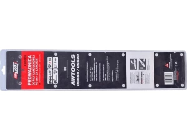 AW-Tools AWTOOLS GUIDE+2xCHAIN40cm/56/3/8"/1.3/Black LINE