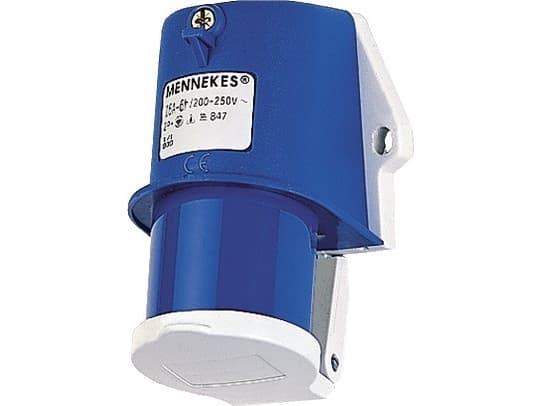 MENNEKES 847, 3P, 6 h, Blå, IP44, CE, VDE, 230 V
