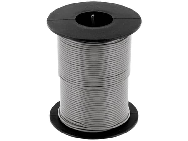 econ connect KL025GR50 Tråd 1 x 0.25 mm² Grå 50 m