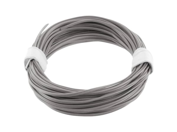 econ connect KZL2X008GR5 Ledning 2 x 0,08 mm² Grå 5 m