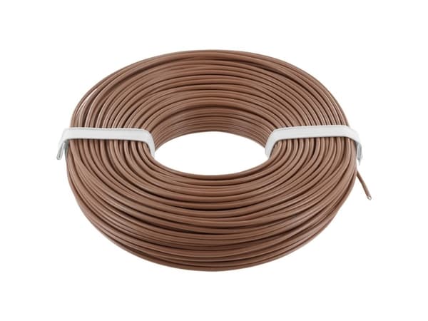 econ connect KL05BR40 Tråd 1 x 0.5 mm² Brun 40 m