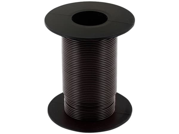 econ connect KL025SW25 Ledning 1 x 0,25 mm² Svart 25 m