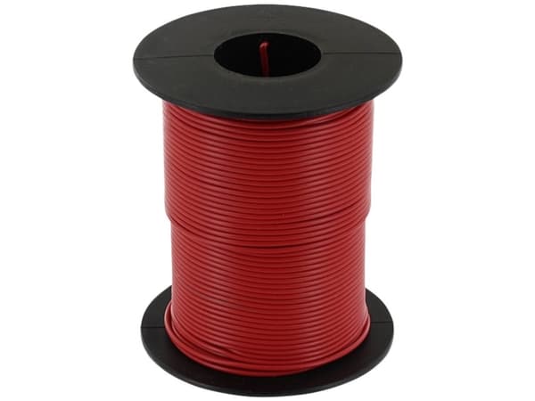 econ connect KL025RT50 Ledning 1 x 0,25 mm² Röd 50 m