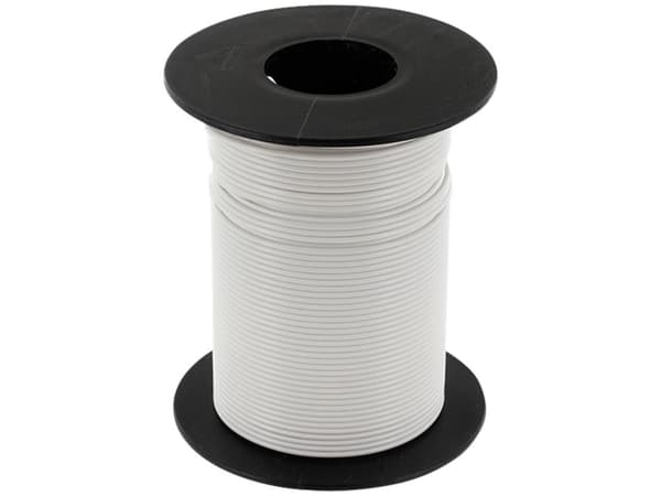 econ connect KL025WS50 Johdin 1 x 0,25 mm² Valkoinen 50 m