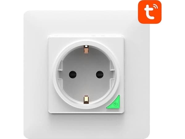 Avatto N-WOT10-EU-W TUYA intelligent WiFi-vägguttag (vitt)