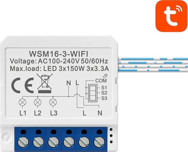 Avatto WSM16-W3 TUYA Wi-Fi smart box switch