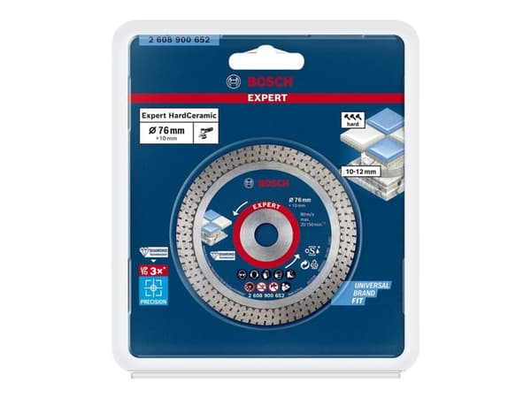 Bosch Expert HardCeramic - Diamantskjæreplate - for keramisk, hard tile - 76 mm