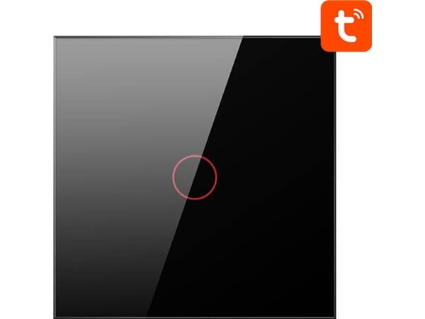 Avatto ZigBee Touch Light Switch Avatto ZTS02-EU-B1 Single TUYA (svart)