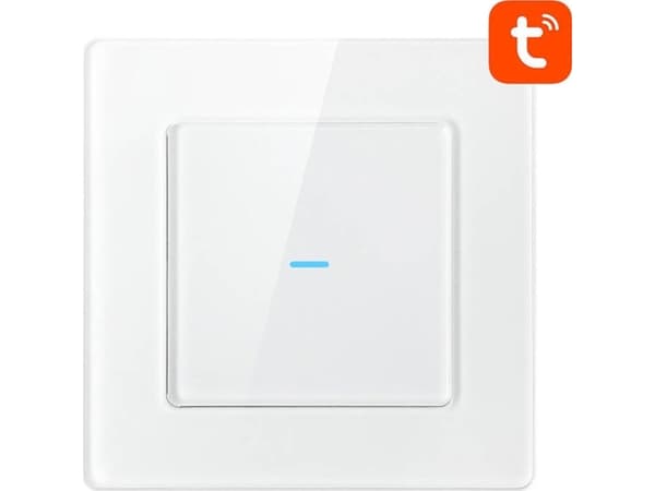 Avatto WiFi Touch Light Switch Avatto N-TS10-W1 Single TUYA (hvit)