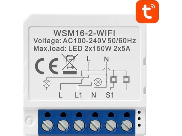 Avatto WSM16-W2 TUYA smart Wi-Fi-väggbrytare