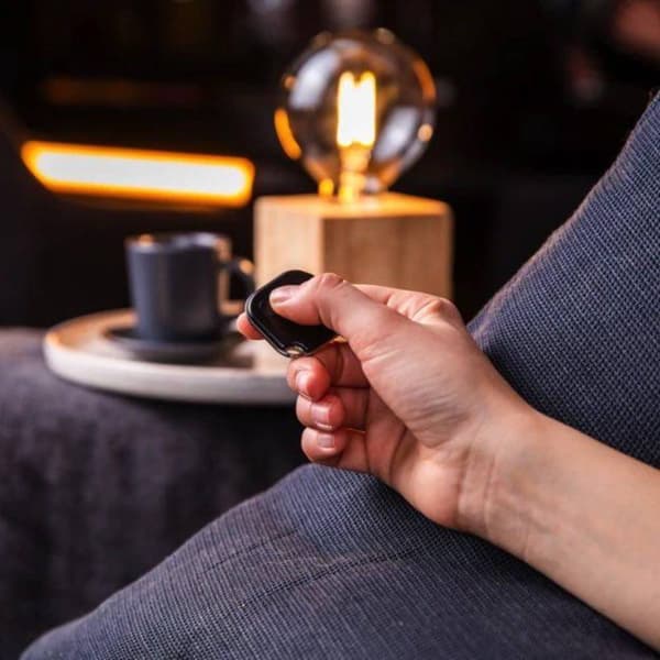 Shelly Shelly BLU Button 1 Black Dimmers, Switch Bluetooth, Wi-Fi
