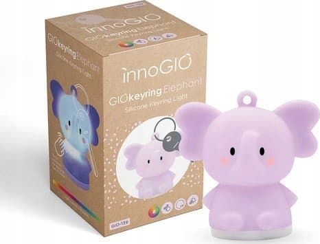 InnoGio INNOGIO-153-GIOKEYRING ELEPHANT Lila