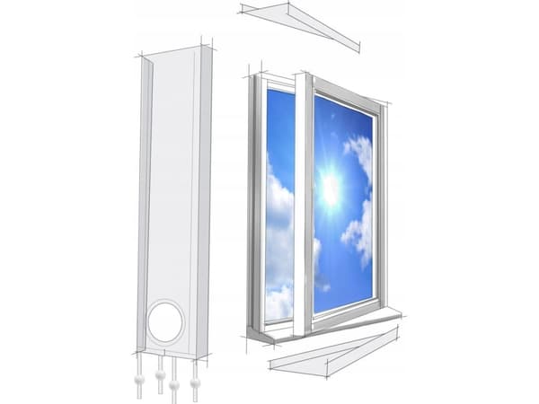 Kita Universal window gasket for mobile air conditioner
