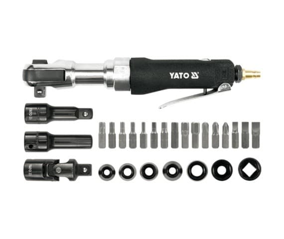 Yato paineilmakäyttöinen räikkä 1/2" 68Nm 30 osaa YT-0982