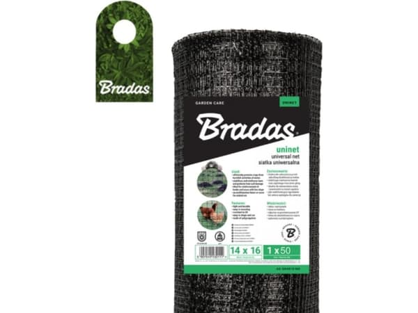 Bradas AS-UN4010050, Kangas, Raja-aitaaminen, 14 x 16 mm