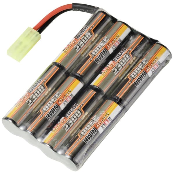 Reely RC Batteripack (NiMh) 9.6 V 2300 mAh Antal celler: 8 AA (R6) AA (R6) Stick Mini-Tamiya stickpropp
