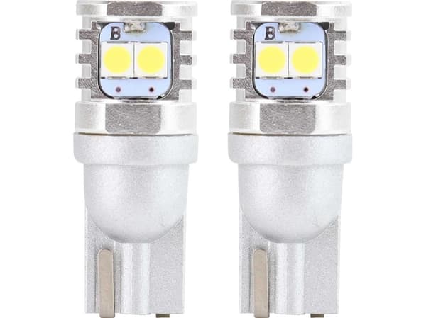 AMiO LED-pærer canbus 3030 6smd t10 w5w w10w hvit