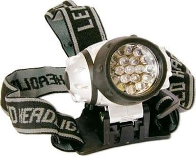 Arcas - Huvudficklampa - LED - 4-läge - silver