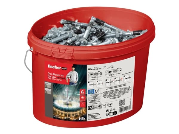 Fischer FAZ II Plus 10/10 Eimer (145) Boltanker 95 mm 10 mm 568857 145 stk.