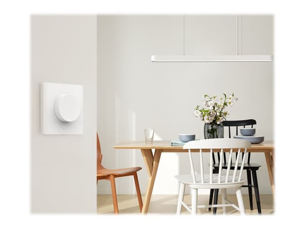 Yeelight YLKG07YL - Omkopplare/dimmer - trådlös - Bluetooth 4.2 - vit