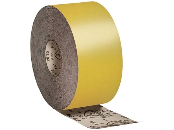 KLINGSPOR RULLE PÅ PAPIR BAKGRUNN PS30D 115mm, tykkelse 180 (50mb)