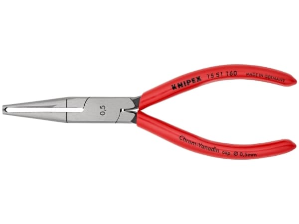 Knipex 15 51 160, Stansningstång, Metall, Plast, Blå, Röd, 160 mm, 101 g