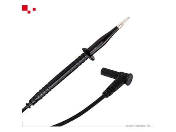 Chauvin Arnoux Prøveledning 4mm sikkerhedsstik 4 mm sikkerhedsstik 0.85 m Sort 1 stk