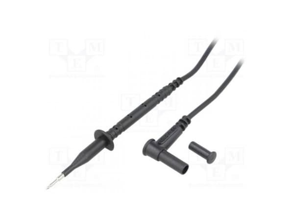 Chauvin Arnoux Prøveledning 4mm sikkerhedsstik 4 mm sikkerhedsstik 0.85 m Sort 1 stk