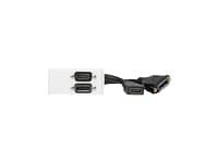 VivoLink - Pistorasiapaneeli - seinäasennettava - HDMI, DisplayPort