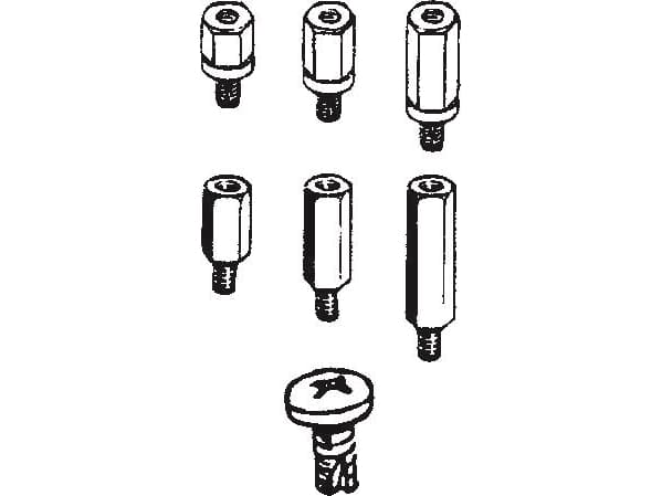Asennusruuvi 6x11 mm itsekierteittävä ruuvi