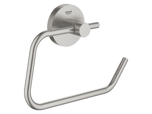 Grohe Start WC-paperinpidin - metalli Supersteel u/låg