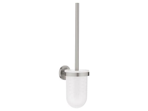 Grohe Start toalettborste - glas/metall Supersteel hållare/skål