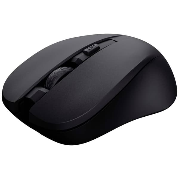 Trust MYDO SILENT WiFi mus Trådlös Optisk Svart 4 Knappar 1800 dpi