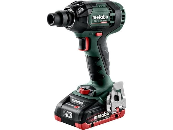 Klucz udarowy Metabo METABO.IMPACT WRENCH SSW 18 LTX 300 BL 2x4.0Ah LiHD METABOX + BATTERY 2.0Ah
