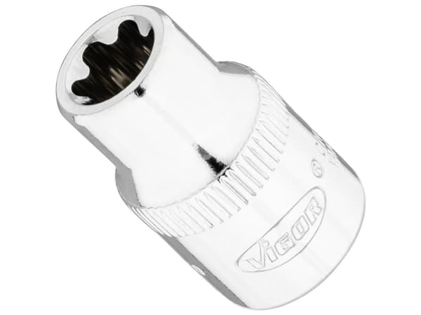 Vigor V7920-EP10 #####E+ profiilihylsysarja 1 kpl #####Neliökanta, 3/8 (10 mm)