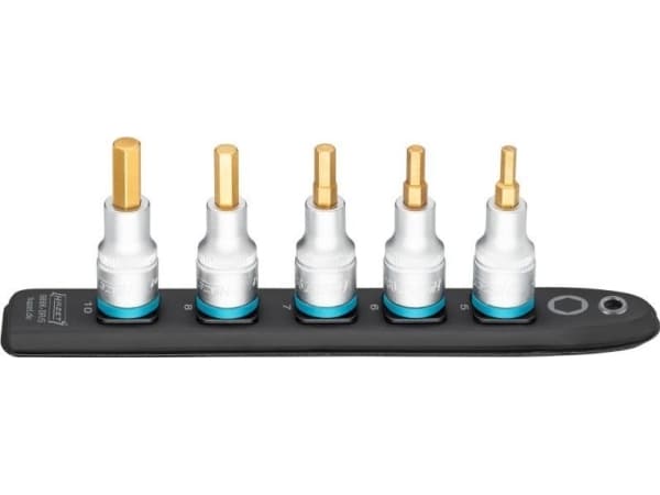 Hazet 986K-SR/5 Unbrako Stikliste 5 dele Firkant, 1/2 (12,5 mm)
