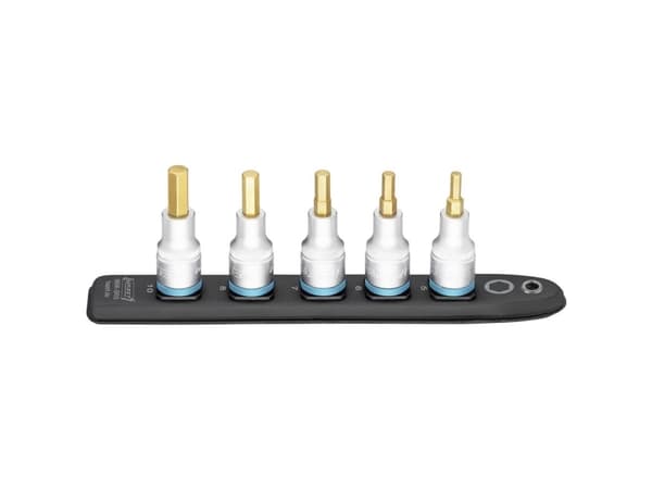 Hazet 986K-SR/5 Unbrako Stikliste 5 dele Firkant, 1/2 (12,5 mm)
