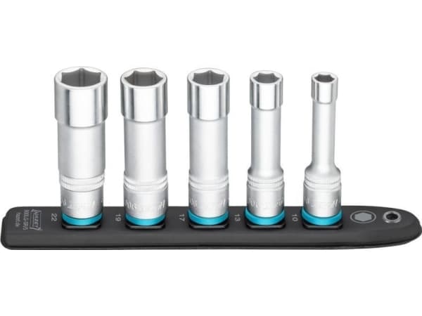Hazet 900LG-SR/5 Udvendig sekskant Stikliste 5 dele Firkant, 1/2 (12,5 mm)