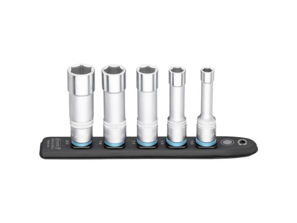 Hazet 900LG-SR/5 Udvendig sekskant Stikliste 5 dele Firkant, 1/2 (12,5 mm)