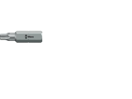 WERA WERK Wera 867/1 Z TORX® BO -piikitTorx® -kärjet TX20, jossa on 25 mm:n pituinen poraus1/4-liitäntä