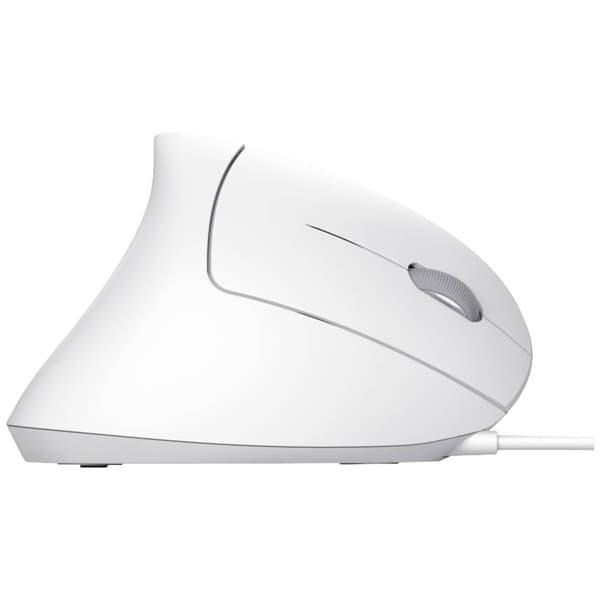 Trust VERTO ERGO WiFi mus Sladd Optisk Vit 6 Knappar 1600 dpi Ergonomisk