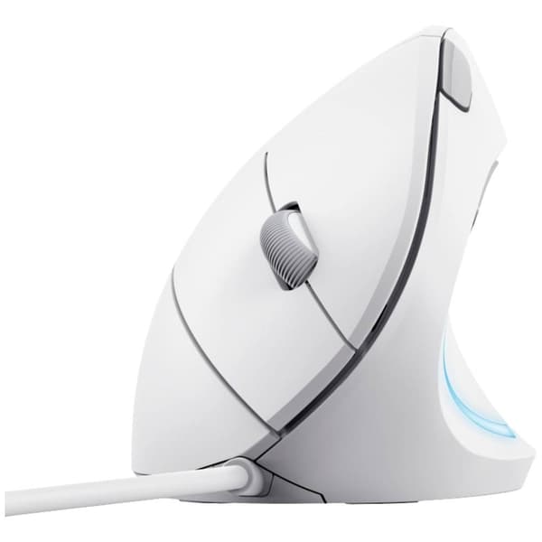 Trust VERTO ERGO WiFi mus Sladd Optisk Vit 6 Knappar 1600 dpi Ergonomisk Vit