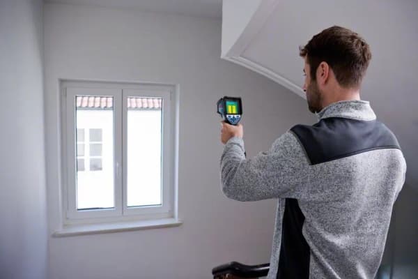 Bosch GTC 600 C, Noise equivalent temperature difference (NETD), -20 - 600 °C, 9 Hz, 50 mK, Termisk, 2 °C