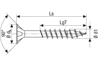SPAX 0191010601405, Skruv, Metall, Zink, Trä, Platt huvud, Torx, Metallisk